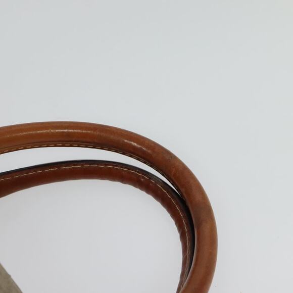 CELINE Macadam Canvas Hand Bag Pvc Beige Gold - Picture 8 of 12